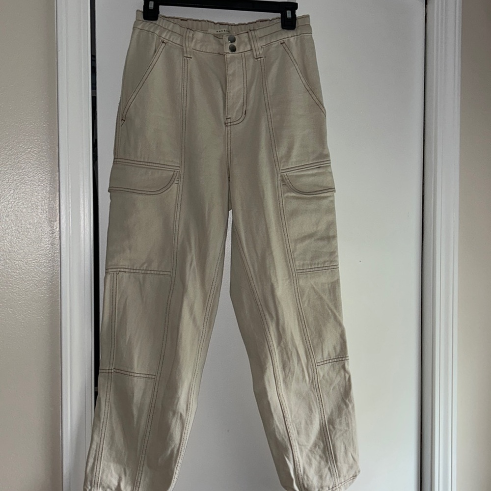 Elastic Waist Cargo jeans size small